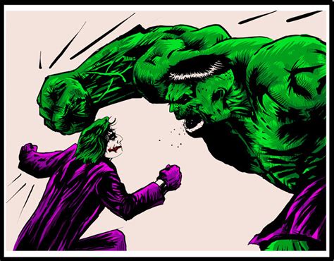 Joker VS Hulk by MessyPandas on DeviantArt