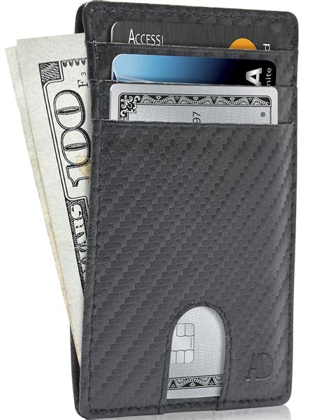 Access Denied - Slim Minimalist Wallets For Men - Vegan Leather Front Pocket Thin Mens Wallet ...