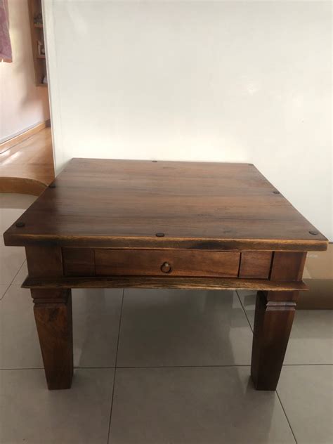 Teak wood table, Furniture & Home Living, Furniture, Tables & Sets on ...