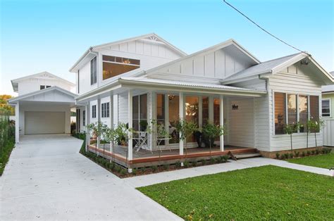 A great, white exterior look for this family home. | House designs exterior, Australian homes ...