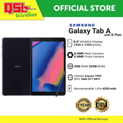 Samsung Galaxy Tab A 8.0 with S Pen, 3+32GB | Lazada PH