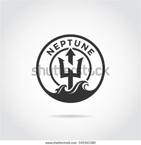 Neptune Template Logo Design Circle Shape Stock Vector (Royalty Free) 542561380