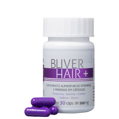 Bliver hair + - Suplemento Vitamínico (30 cápsulas) | Submarino