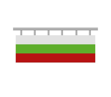 Premium Vector | Bulgarian flag