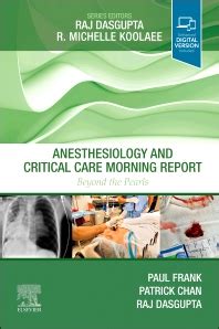 Anesthesiology and Critical Care Morning Report - 1st Edition | Elsevier Shop