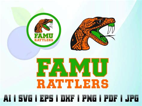 Famu Rattlers Svg Cricut Silhouette Florida University Graduate Alumni Instant Download - Etsy