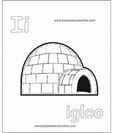 Igloo Coloring Worksheets Pages sketch template