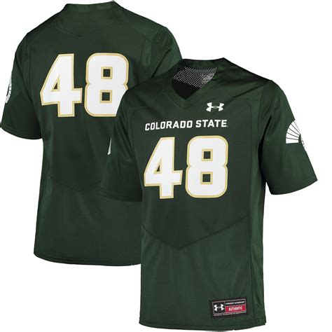 Under Armour Colorado State Rams Green Replica Football Jersey