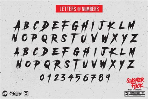 Slasher Flick - Horror Font - Design Cuts