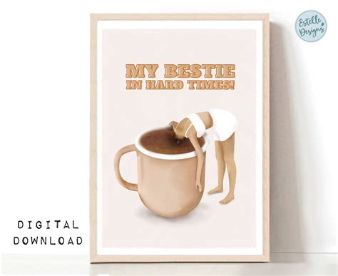 Funny Coffee Art Printable Kitchen Digital Art Coffee Corner - Etsy