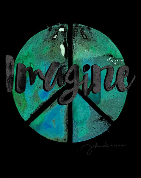 John Lennon Peace Sign Digital Art by Xuan Tien Luong