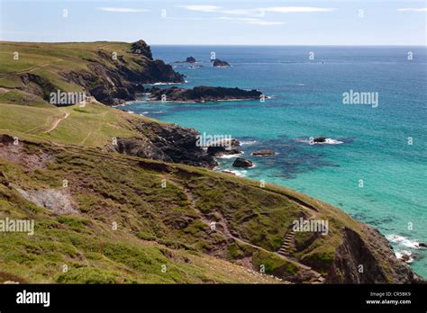 Coastline at Lizard point Stock Photo - Alamy