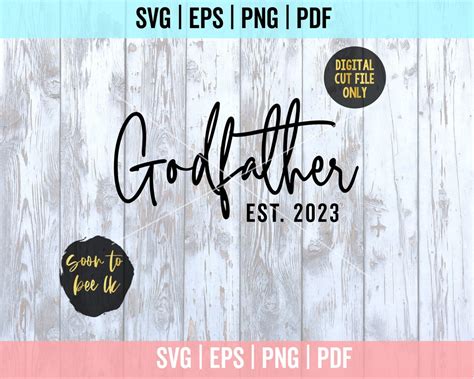 Godfather Svg, Godfather SVG, God Father Svg, God Father Svg, Pregnancy Announcement Svg Files ...