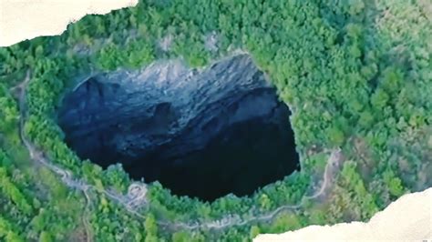 Sinkhole "Xiaozhai Tiankeng" Lubang Karst Vertikal Terbesar Dan Terdalam Di Dunia - YouTube