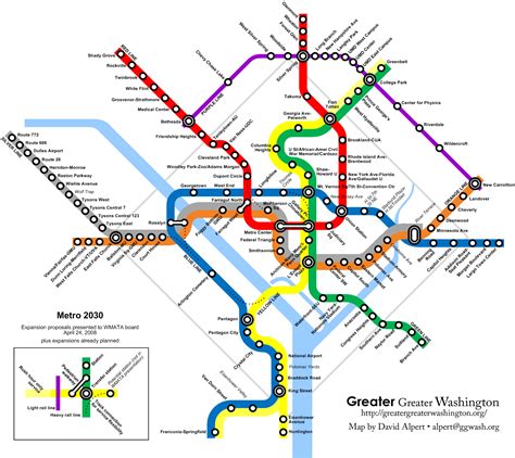 Printable Dc Metro Map