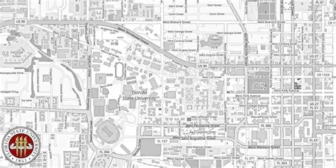 Map Of Florida State University - South Carolina Map