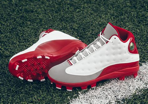 Air Jordan 13 Grey Toe Football Cleat AJ8016-126 | SneakerNews.com