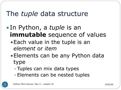 PPT - Day 4 – Lesson 15 Tuples PowerPoint Presentation, free download ...