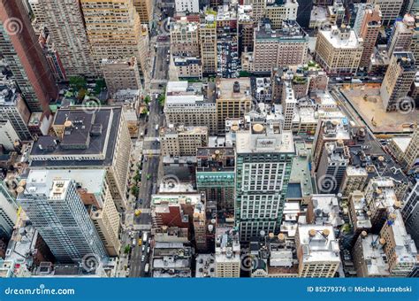 New York City from above editorial photo. Image of high - 85279376