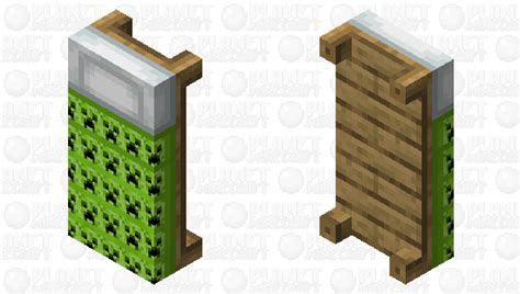 Creeper Lime Bed Minecraft Mob Skin