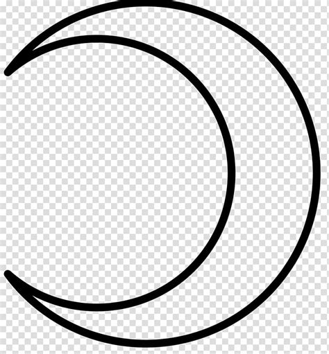 Crescent Symbol Moon Lunar phase Shape, about us transparent background PNG clipart | HiClipart