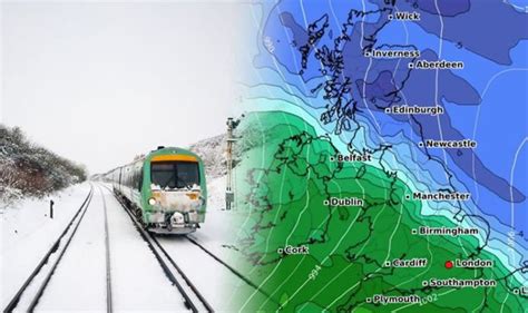 UK snow warnings MAPPED: Icy front to bring widespread chaos - Are YOU ...