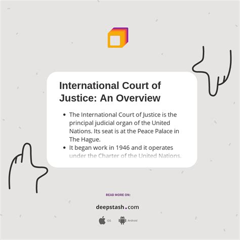 International Court of Justice: An Overview - Deepstash