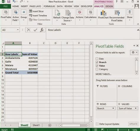 Excel-VBA Solutions: Excel 2013 Pivot tables