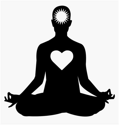 Transparent Yoga Clipart Images - Meditation Images Black And White, HD Png Download ...