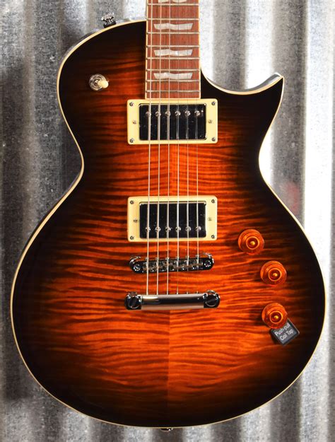 ESP LTD EC-256FM Dark Brown Sunburst Flame Top Guitar LEC256DBSB #0763 – Specialty Traders