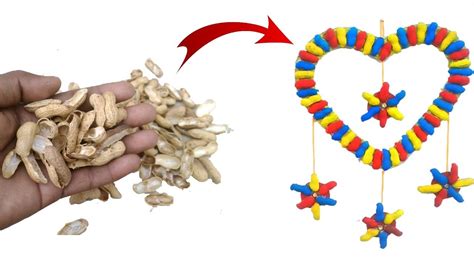 Diy craft from peanut shells. Best Out Of Waste Peanut Shell Craft | Easy craft. Reuse Idea ...