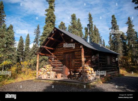 This cabin is used by Denali National Park rangers who patrol the park ...