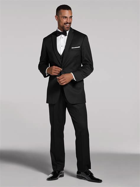 Black Notch Lapel Tux | Black by Vera Wang | Tuxedo Rental | Men's ...