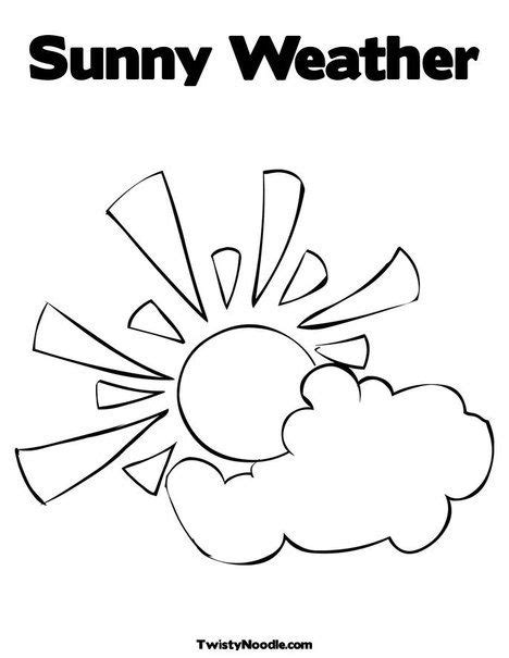 Weather Printable Coloring Pages - pietercabe