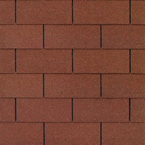 GAF Royal Sovereign Russett Red 25-Year 3-Tab Shingles (33.33 sq. ft ...