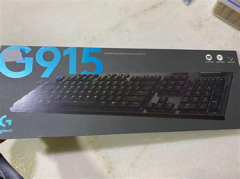 Logitech G915 lightspeed wireless RGB mechanical gaming keyboard, Computers & Tech, Parts ...