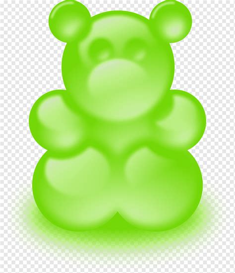 Bear, Green, Gummy Bears, Glossy, Glowing, Bright, Shine, Shining, Shiny, Kids, png | PNGWing