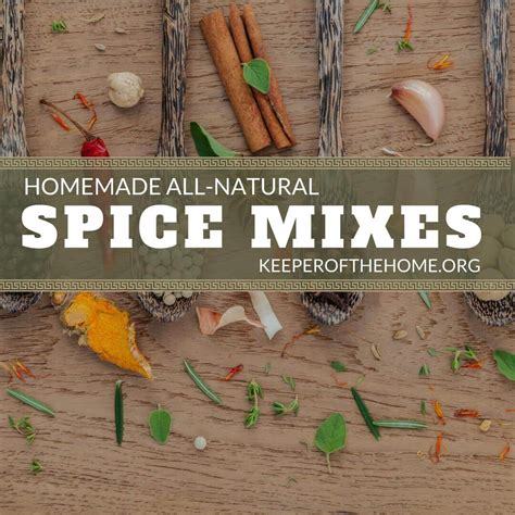 12 Simple Homemade Spice Mixes - Keeper of the Home