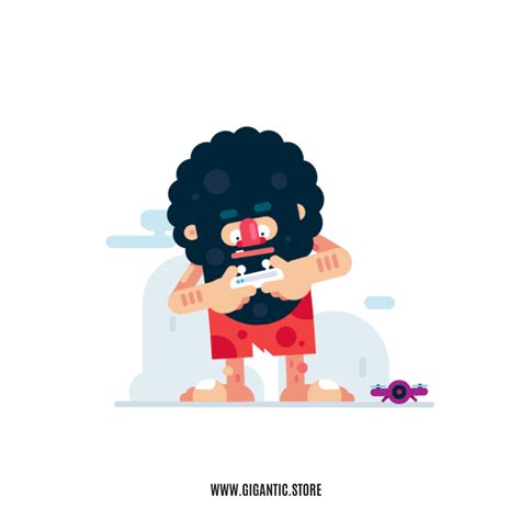 Flat Design Animation, Caveman Character Design on Behance