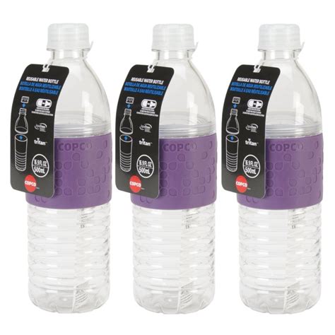 Copco Hydra Reusable Water Bottle With Non Slip Sleeve - Spill ...