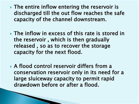 TYPES OF RESERVOIR