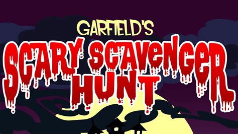 Games Like Garfield Scary Scavenger Hunt - diana-and-nathan