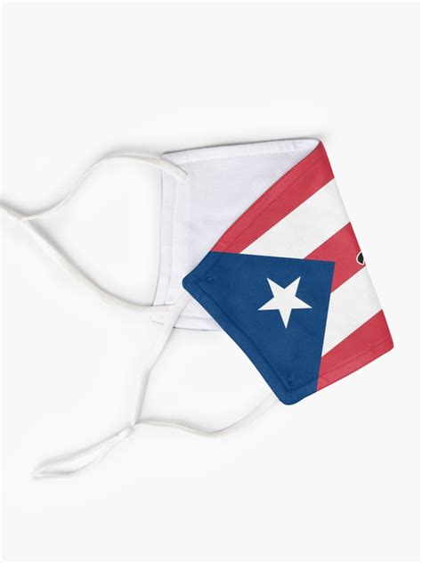 "Puerto Rico Flag Mask" Mask for Sale by VicRosMan | Redbubble