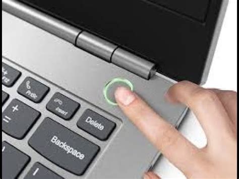 where is the fingerprint sensor on lenovo ideapad 5