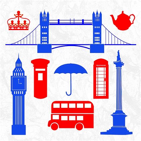 UK Symbols Digital Art by Emmie Norfolk - Pixels