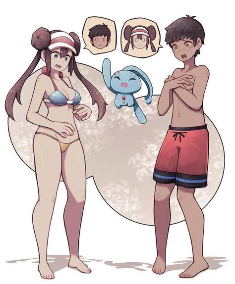 Beach Day Body Swap by Poke789 on DeviantArt | Cute anime character, Pokemon waifu, Pokemon ...