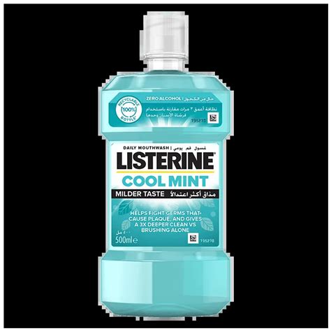 Listerine® Cool Mint Milder Taste Mouthwash | Alcohol Free Mouthwash ...