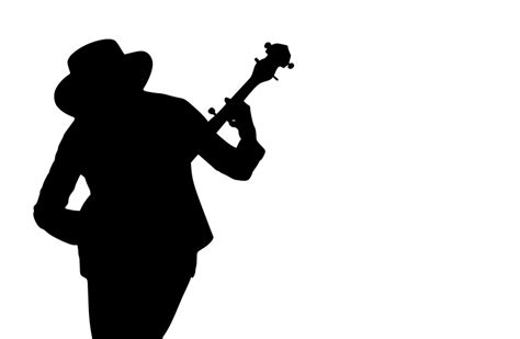 SVG > male photoshop banjo musician - Free SVG Image & Icon. | SVG Silh