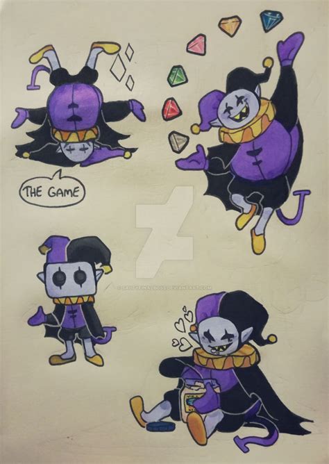 Jevil fanart by saltyfinalboss on DeviantArt