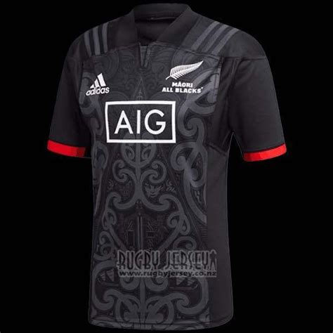 New Zealand Maori All Blacks Rugby Jersey 2019 Home | RUGBYJERSEY.CO.NZ